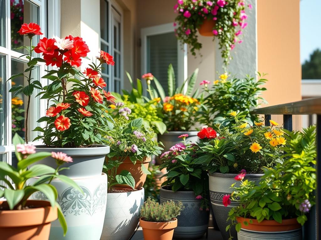 Rośliny na balkon w donicach: jak dobrać gatunki i doniczki do ekspozycji i stylu wnętrza Rośliny na balkon w donicach: jak dobrać gatunki i doniczki do ekspozycji i stylu wnętrza
